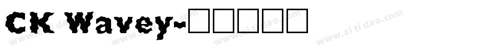 CK Wavey字体转换
